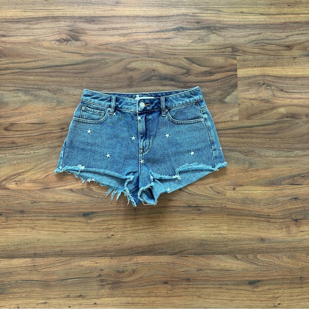 Pacsun High-Rise Festival Jean Shorts with Stars